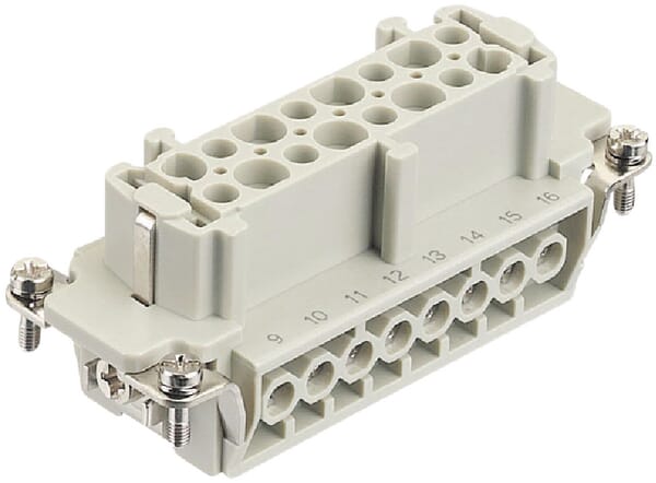 Harting Women's Insert E, 16P Screw 1-16 09330162701