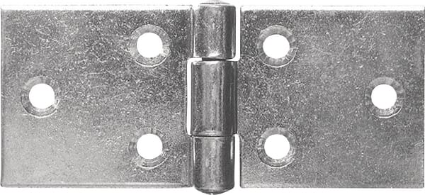 Unbranded Flat hinge 26 x 72 mm 2 pcs 0960170202301
