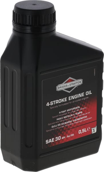 Briggs & Stratton Engine Oil, 500Ml, Mineral, Sae 30W By 100004E