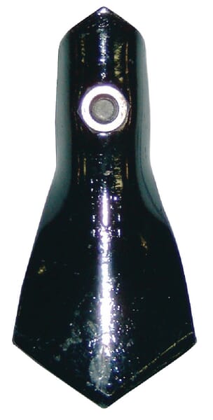 Culitivator point 140x70x5mm 1 hole