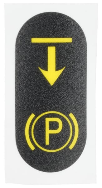 Stiga Parking Brake Decal 1143637000