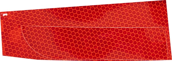 Stiga Rear Label Reflector Lh 1143720610