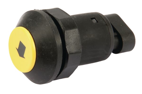 Pneutron Yellow Push Switch, Lift And Lower, Round, 11903002Pn