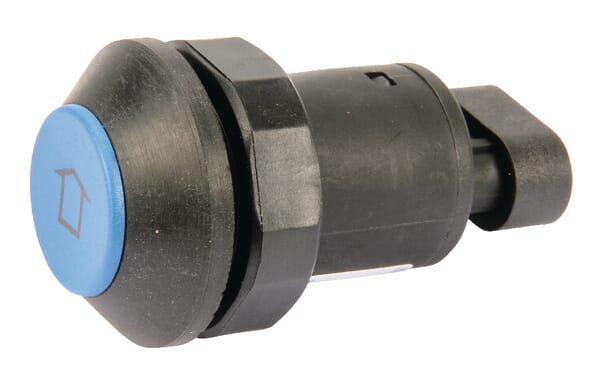 Pneutron Blue Push Switch, Lift And Lower, Round, 11903004Pn