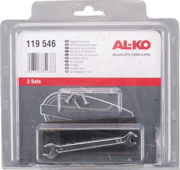 Blade and fixing screw