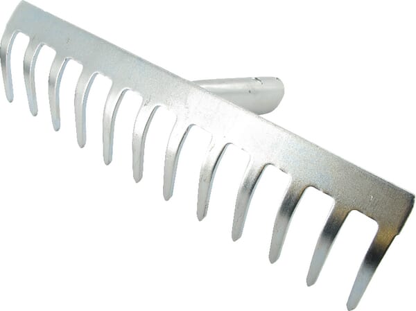 Atlas Lawn Rake 12 Tooth, Zinc Plate 1301120