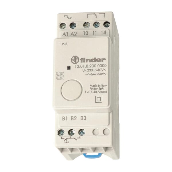 Finder Electronic Relay, Monostable, Rail Mounted, 35Mm, 16A 230-240V Ac 130182300000