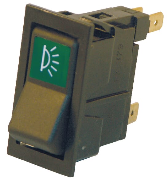 Cobo Light Rocker Switch, 0-I, Off-On, 4-Pin, Interior 13379000