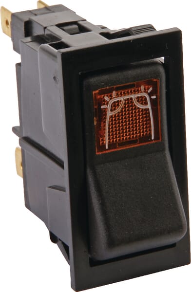 Cobo Rocker Switch, 0-I, Off-On, 4-Pin, Lights 13402000
