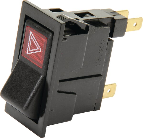 Cobo Rocker Switch, 0-I, Off-On, 4-Pin, Hazard Lights 13419000
