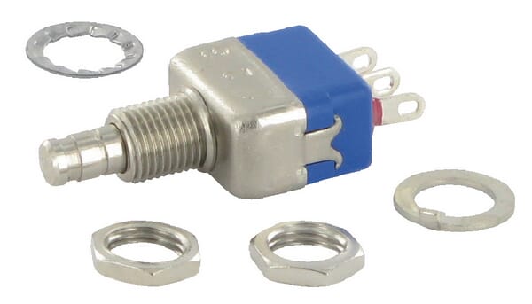 Apem Push Switch Mini Spdt On-Mom 6 13435