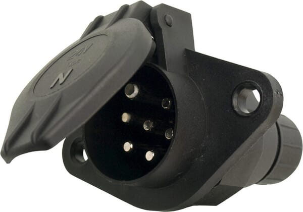 Erich Jaeger Socket, 7-Pin Euro, Plastic 1420282000