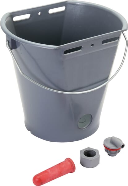 Kerbl Calf Feeding Bucket Plastic+Teat 8L 144Ker