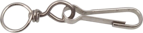 Unbranded Spring hook with swivel 74 mm 5 pcs per pkg 1554082208