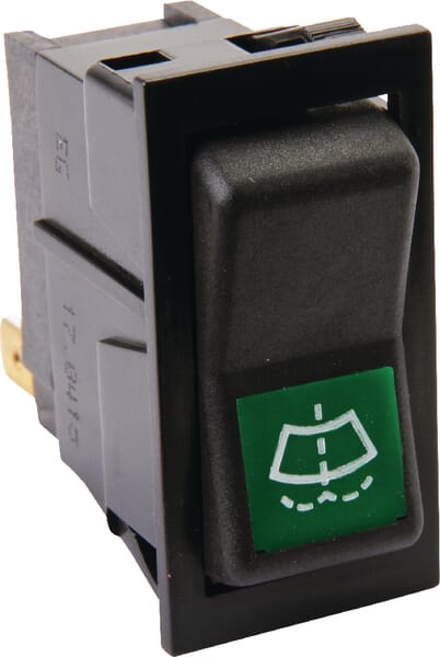 Cobo Rocker Switch, (I)-0-(Ii), Mom-Off-Mom, 6-Pin, Windscreen Washer 1704150000