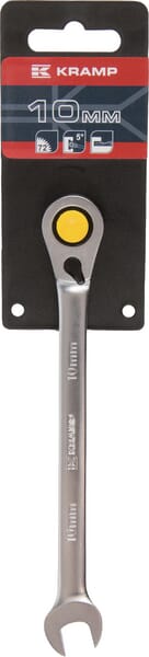 Kramp Combination Ratchet Spanner 10Mm, 1802030010Kr