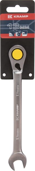 Kramp Combination Ratchet Spanner 13Mm, 1802030013Kr