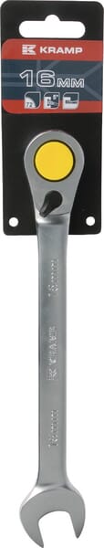 Kramp Combination Ratchet Spanner 16Mm, 1802030016Kr