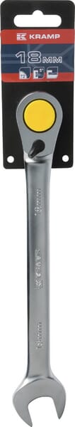 Kramp Combination Ratchet Spanner 18Mm, 1802030018Kr