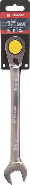 Kramp Combination Ratchet Spanner 19Mm, 1802030019Kr