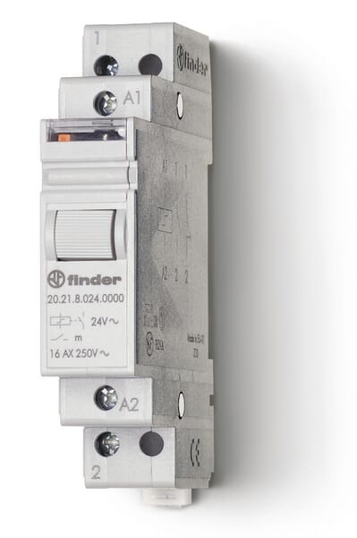 Finder Mod.step Rel.17,4Mm.1no 16A/24V Ac/Agsno2 202180244000