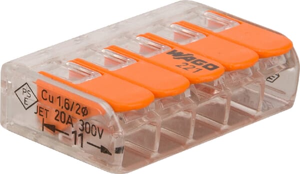 Wago Terminal Block 5 Conductor 221415