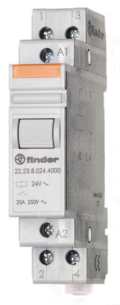 Finder Mod.relay 17.4Mm 1No+1Nc 20A/230V Ac/Agsno2 222382304000