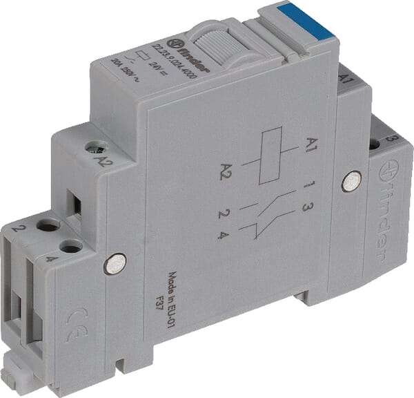Finder Installation Relay 20A, 24Vdc 222390244000