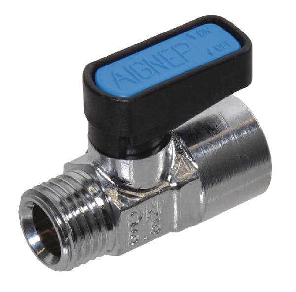 Kramp Ball Valve Mini 1/4" In/Out 249098