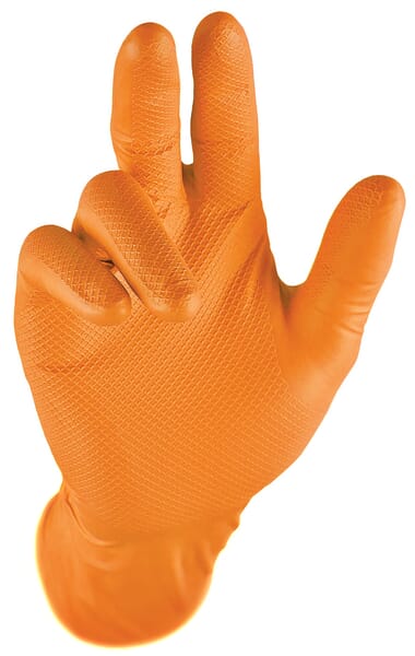 Grippaz Orange Gloves Ambi Grip 67-246 Size 9 256Or09
