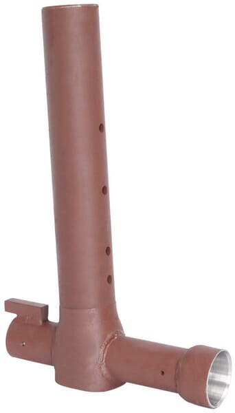 Left semi-axle of front round axle