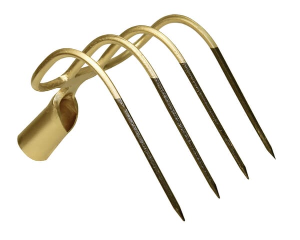 Kerbl Manure Rake, 4 Prong, Without Handle 29115