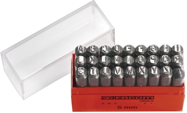 Facom Letter Punchers 5 Mm 292A5