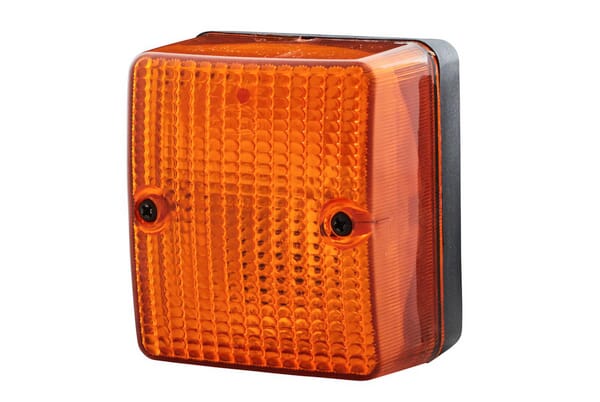 Hella Light/Amber Indicator 21W, Square, 12V, Bolt On, 2Ba996012061