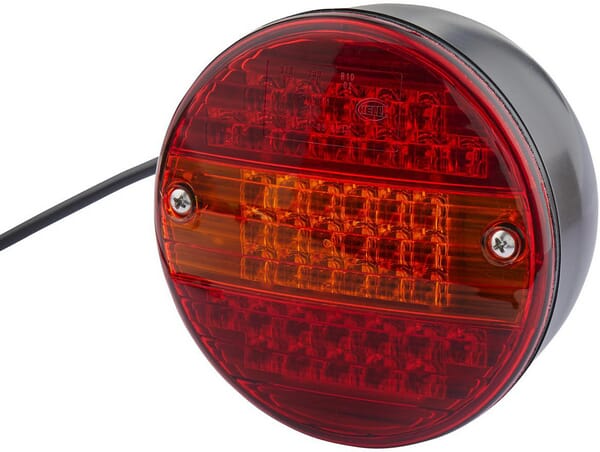 Hella Light/Red/Orange Rear Led, Round, 24V, /, Bolt On, Diameter 140Mm, 42 Led's, 2Sd001685347