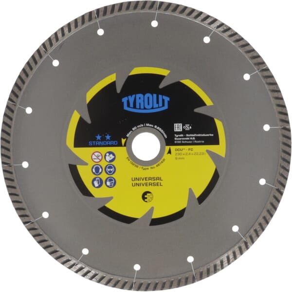 Tyrolit Cutting Disc Dcus1 230Mm 34499993