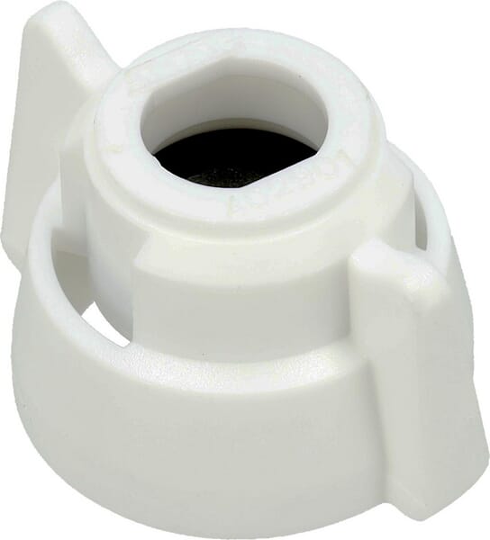 Arag White Nozzle Cap, Bayonet, Sw11, With Gasket, 25 Pack, 40290102P025