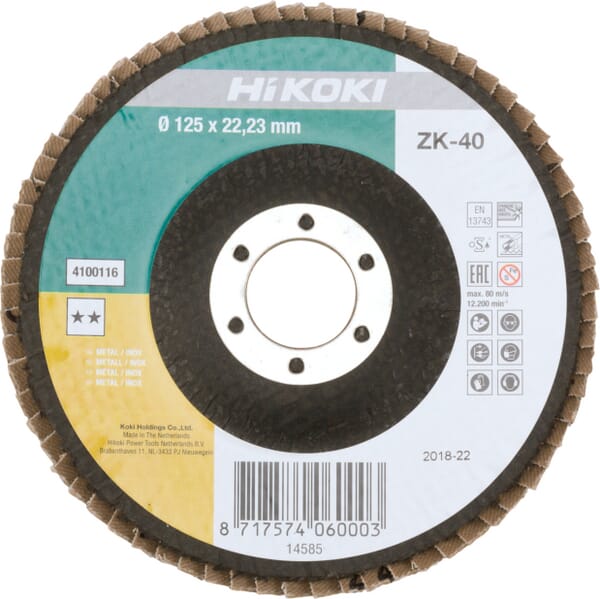 Hikoki Flap Disc 115Mm K40 4100111