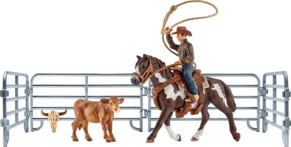Schleich Lasso+Cowboy 41418Sch