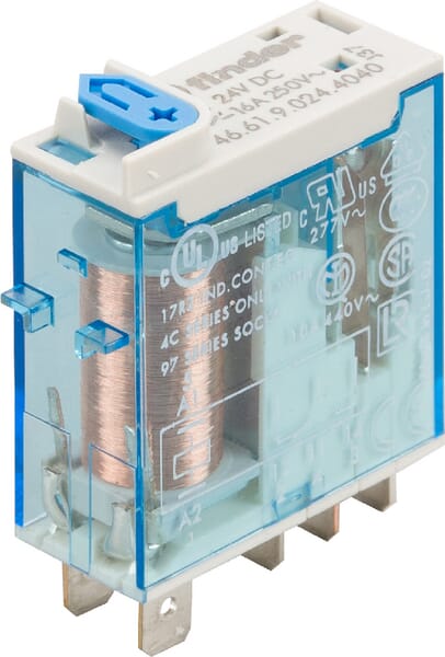 Finder Relay 1Co 16A 24Vdc 466190244040