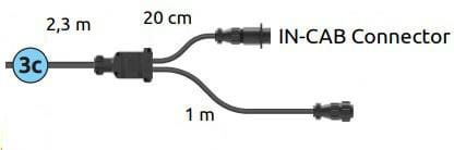 Arag Monitor-IN cab connector cable 3.3m 4679002210