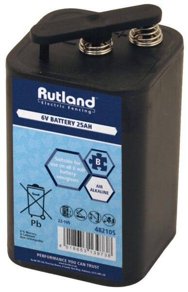 Rutland Battery 6 Volt 25Ah 482105Rut