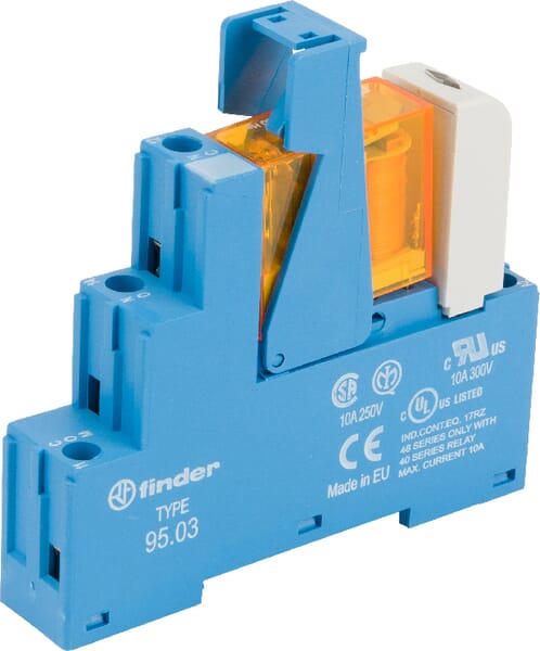Finder Relay Module 1Co 10A 230Vac 483182300060