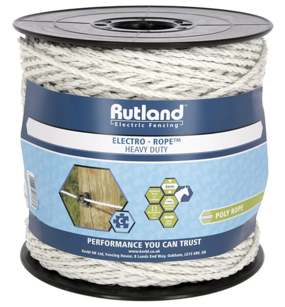 Rutland White Electro Rope Diameter 6Mm 200M 486120Rut