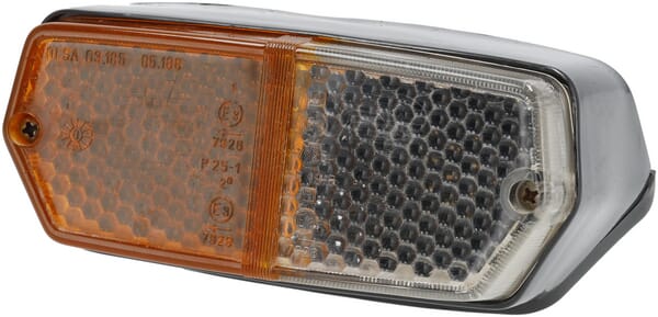 Position light rectangular, white/amber, bolt on