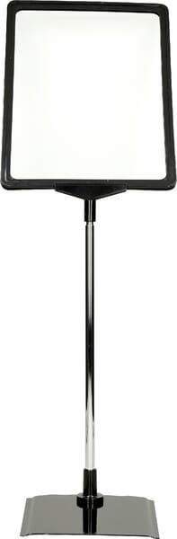 Unbranded Display stand A4 on extendable pole 320-620mm 5301057