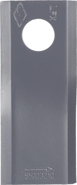 Kuhn Mower Blade Lh 107X45x4mm Bore Diameter 18.25Mm Suitable For 25 Pack 55903210