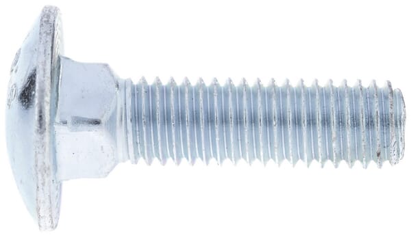 DIN 603 coach bolts without nut, metric 8.8 zinc plated