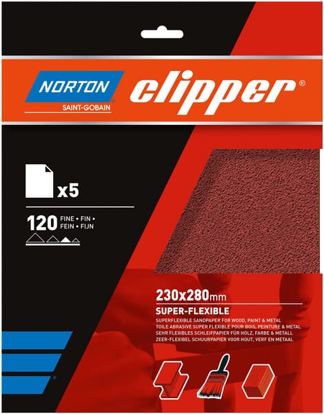 Norton Sandpaper 230X280mm K120 66261118248