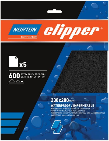 Norton Sandpaper 230X280mm T489 K240 66261118256